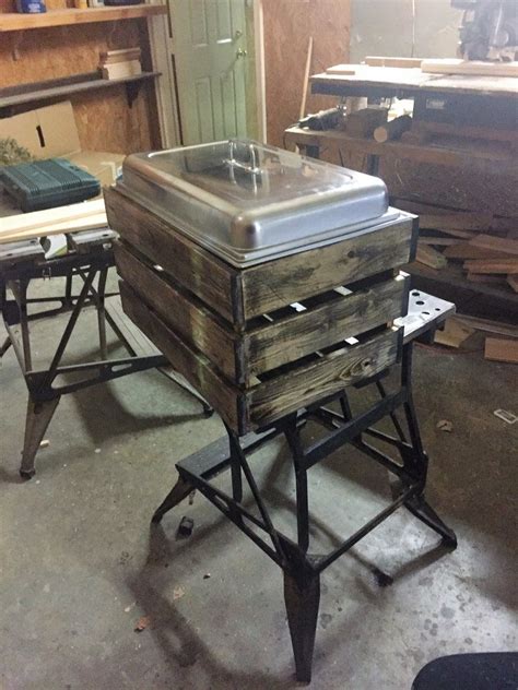 rusitc chaffing dish boxes with corrugated metal|Rustic / Lodge Chafing DishesYou'll Love .